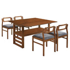 Ensemble de salle à manger pliant marron, 2-4 personnes