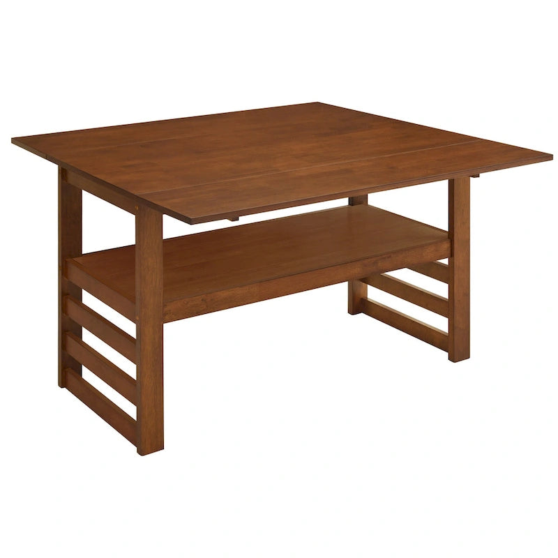 Ensemble de salle à manger pliant marron, 2-4 personnes
