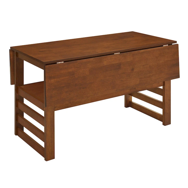 Ensemble de salle à manger pliant marron, 2-4 personnes