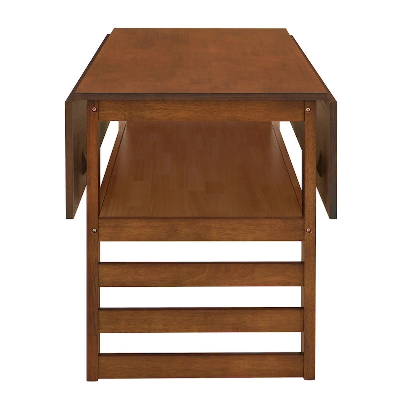Ensemble de salle à manger pliant marron, 2-4 personnes