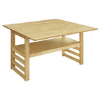 Ensemble de salle à manger pliant marron, 2-4 personnes