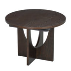 Table à manger extensible en noyer pour 4 à 6 personnes