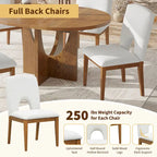 Table à manger extensible en noyer pour 4 à 6 personnes