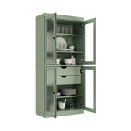 Armoire de cuisine modulaire en bois massif 32 po - 9 couleurs