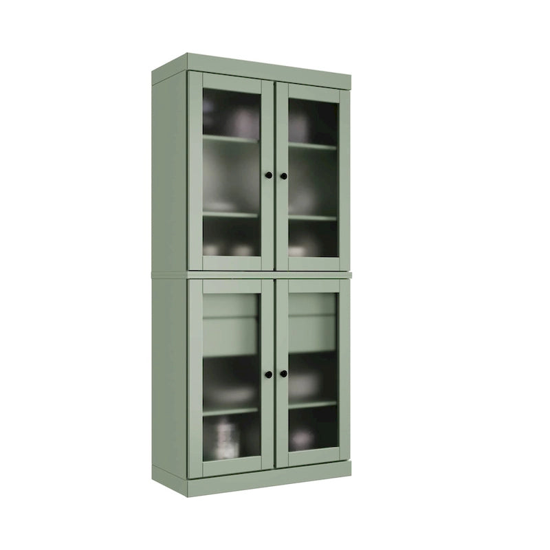 Armoire de cuisine modulaire en bois massif 32 po - 9 couleurs