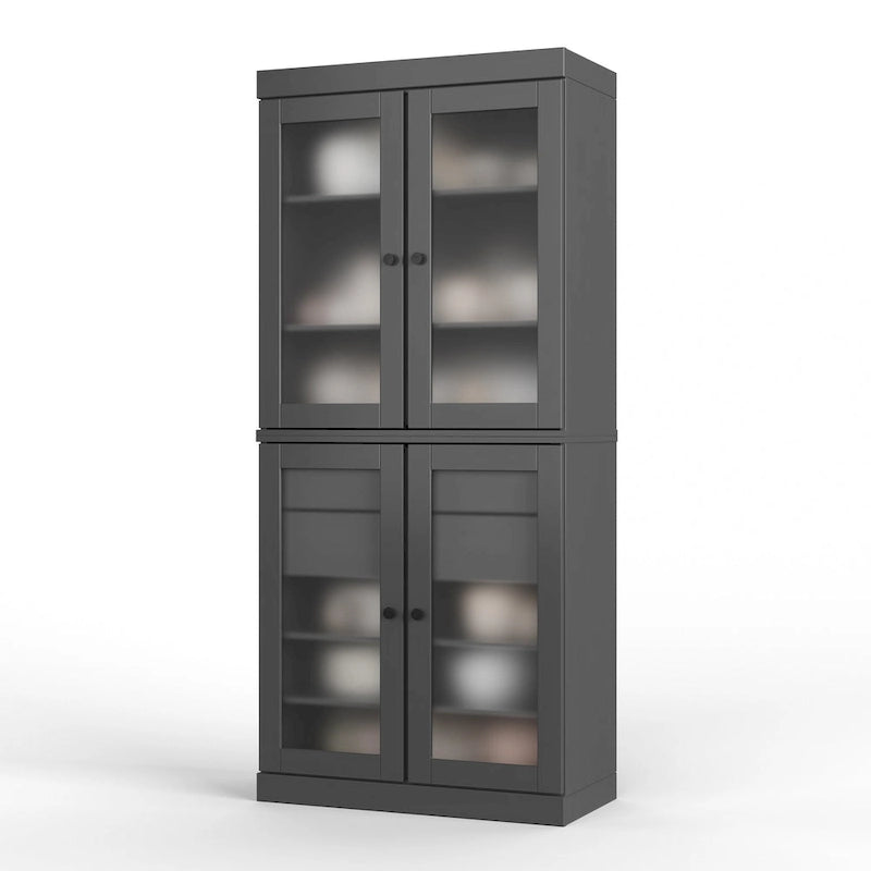 Armoire de cuisine modulaire en bois massif 32 po - 9 couleurs