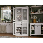 Armoire de cuisine modulaire en bois massif 32 po - 9 couleurs