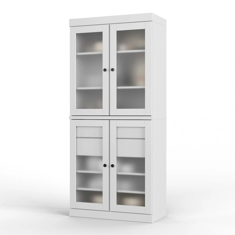Armoire de cuisine modulaire en bois massif 32 po - 9 couleurs