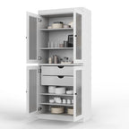 Armoire de cuisine modulaire en bois massif 32 po - 9 couleurs