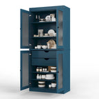 Armoire de cuisine modulaire en bois massif 32 po - 9 couleurs