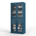 Armoire de cuisine modulaire en bois massif 32 po - 9 couleurs