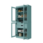 Armoire de cuisine modulaire en bois massif 32 po - 9 couleurs