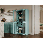 Armoire de cuisine modulaire en bois massif 32 po - 9 couleurs