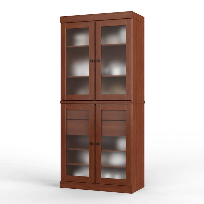 Armoire de cuisine modulaire en bois massif 32 po - 9 couleurs