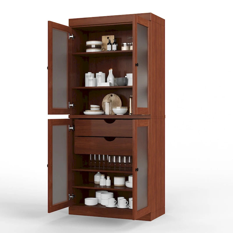 Armoire de cuisine modulaire en bois massif 32 po - 9 couleurs