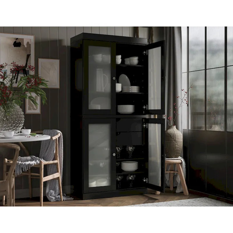 Armoire de cuisine modulaire en bois massif 32 po - 9 couleurs