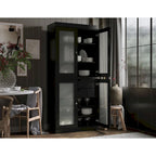 Armoire de cuisine modulaire en bois massif 32 po - 9 couleurs