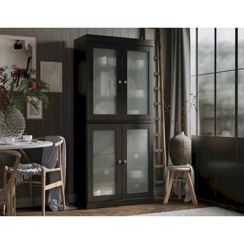 Armoire de cuisine modulaire en bois massif 32 po - 9 couleurs