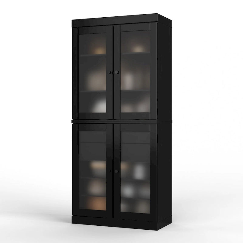 Armoire de cuisine modulaire en bois massif 32 po - 9 couleurs