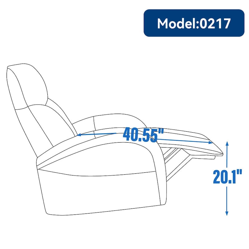 Fauteuil inclinable, pivotant et à bascule électrique en similicuir PU marron/beige, une place