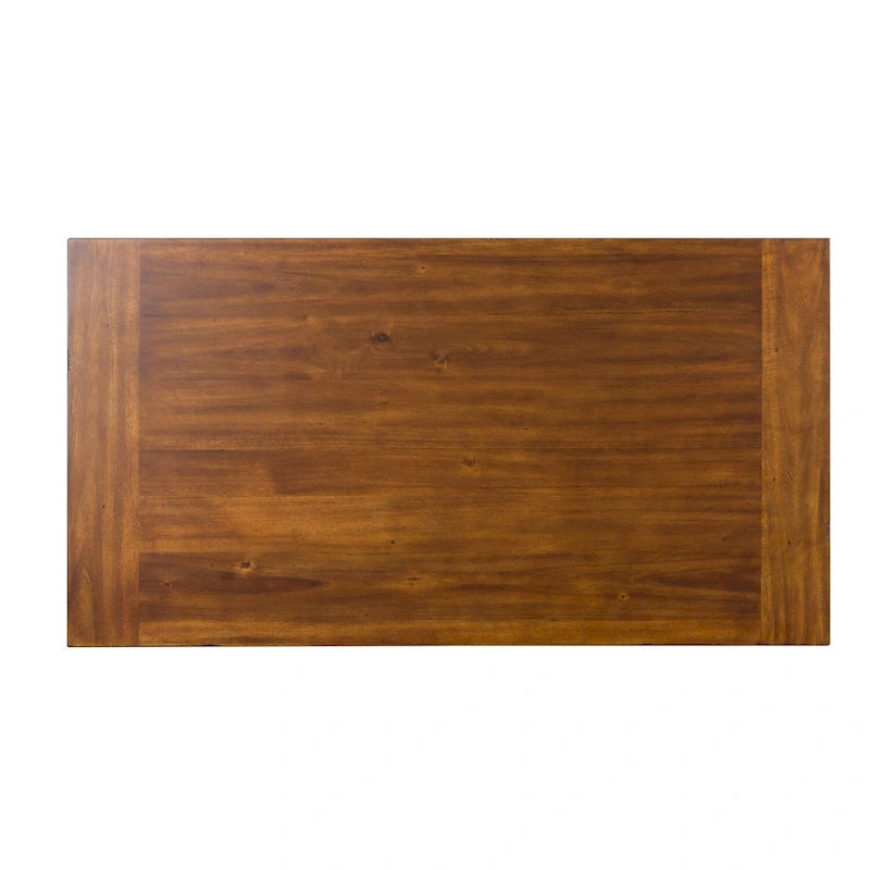 Bureau d'écriture industriel marron pour 1 personne
