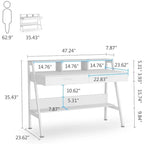 Hamac double blanc/noir avec support, 2 places, capacité de 204 kg