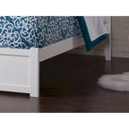 Lit plateforme avec lit gigogne noyer/blanc/espresso/gris, très grand lit, 2 places