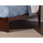 Lit plateforme avec lit gigogne noyer/blanc/espresso/gris, très grand lit, 2 places
