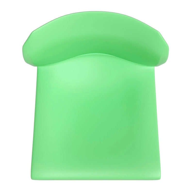Chaise empilable en plastique multicolore à piètement luge, une place