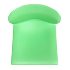 Chaise empilable en plastique multicolore à piètement luge, une place