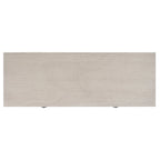 Console 2 tiroirs patinée Blanc / Gris / Greige / Noir, simple