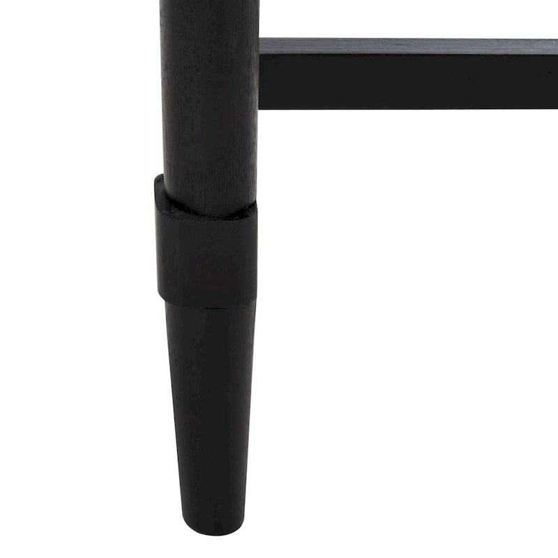 Console 2 tiroirs patinée Blanc / Gris / Greige / Noir, simple