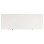 Console 2 tiroirs patinée Blanc / Gris / Greige / Noir, simple
