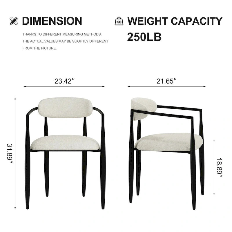 Ensemble de salle à manger extensible en pierre frittée blanche pour 6 à 8 personnes, avec 8 chaises en tissu