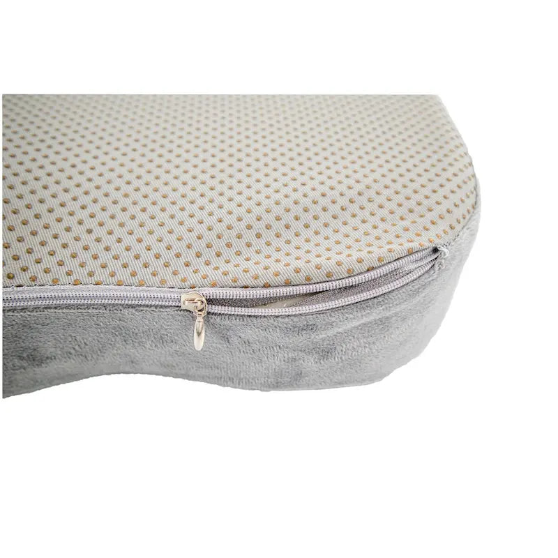 Coussin de siège ergonomique gris en mousse à mémoire de forme et gel rafraîchissant – Utilisateur unique