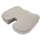 Coussin de siège ergonomique gris en mousse à mémoire de forme et gel rafraîchissant – Utilisateur unique