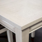 Table à manger extensible Espresso/chêne blanc – 6-8 personnes