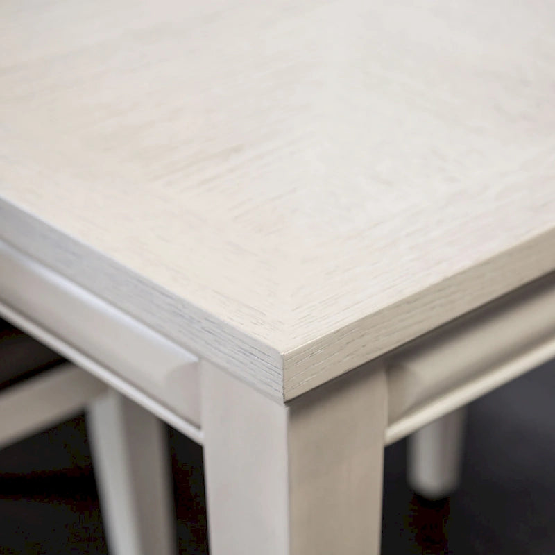 Table à manger extensible Espresso/chêne blanc – 6-8 personnes