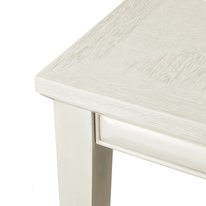 Table à manger extensible Espresso/chêne blanc – 6-8 personnes