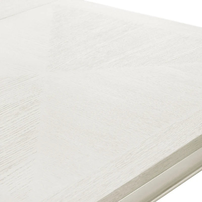 Table à manger extensible Espresso/chêne blanc – 6-8 personnes
