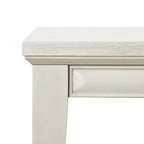 Table à manger extensible Espresso/chêne blanc – 6-8 personnes