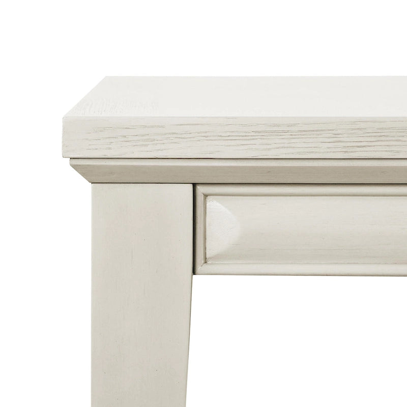 Table à manger extensible Espresso/chêne blanc – 6-8 personnes