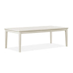 Table à manger extensible Espresso/chêne blanc – 6-8 personnes