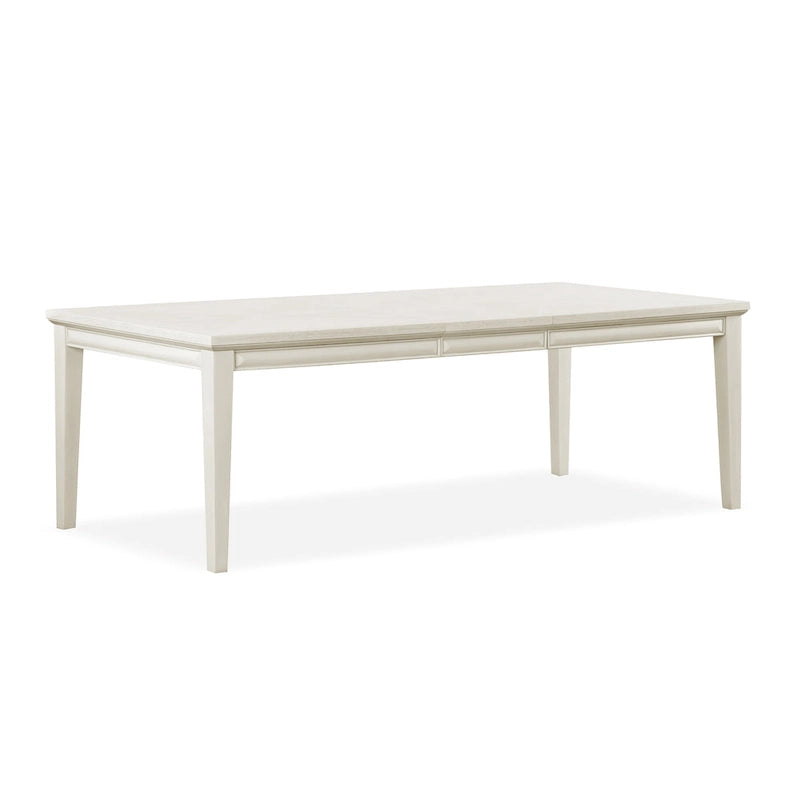 Table à manger extensible Espresso/chêne blanc – 6-8 personnes