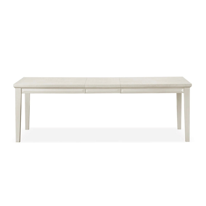 Table à manger extensible Espresso/chêne blanc – 6-8 personnes