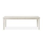 Table à manger extensible Espresso/chêne blanc – 6-8 personnes