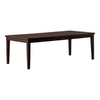 Table à manger extensible Espresso/chêne blanc – 6-8 personnes