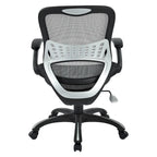 Chaise de bureau ergonomique en filet gris/noir – Siège simple